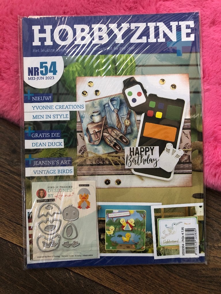 Hobbyzine | nummer 54 | kaarten maken, Ophalen of Verzenden, Nieuw, Overige thema's, Knipvel
