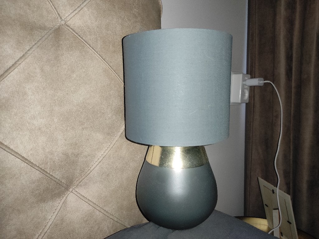 2 Nachtlampen, Grijs, Ophalen of Verzenden, Zo goed als nieuw