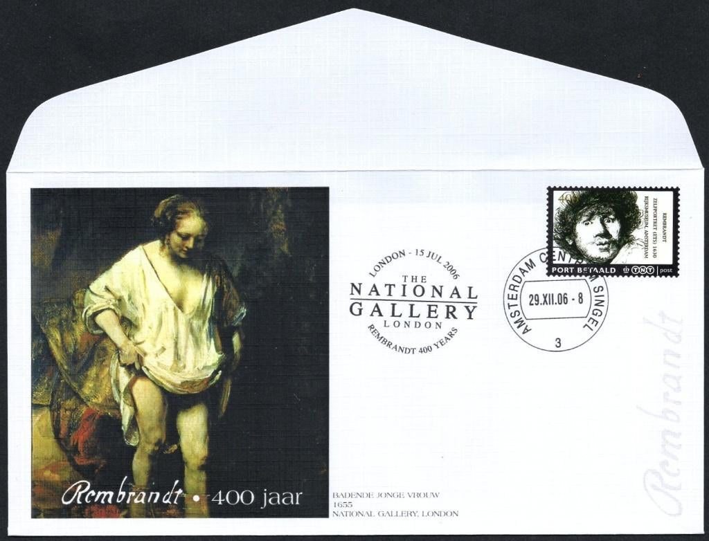 Rembrandt - Badende Jonge Vrouw - National Gallery London, Verzenden, Envelop