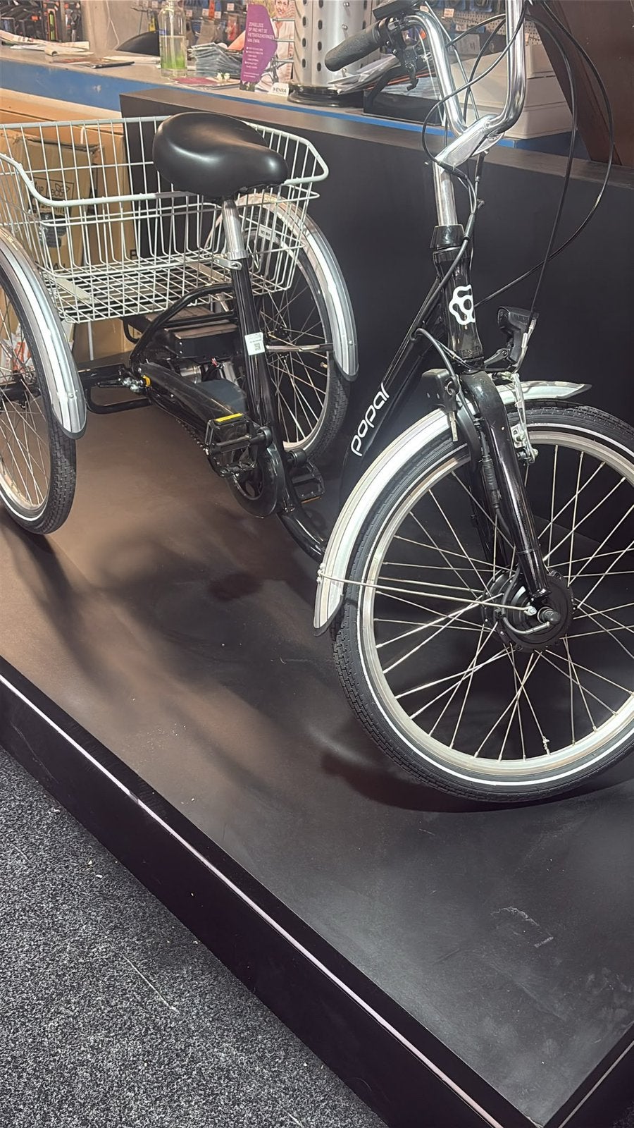 Popal driewieler e-bike 24 inch, Ophalen, Zo goed als nieuw