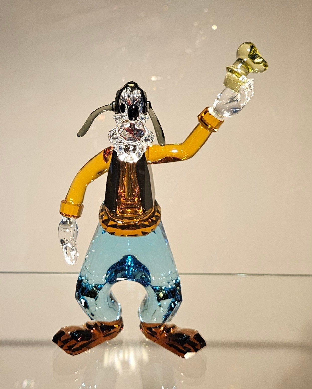 Swarovski Goofy beeldje - Disney Collectie, Ophalen of Verzenden, Goofy of Pluto, Zo goed als nieuw, Beeldje of Figuurtje