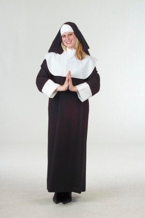 Nonnenjurk. Non kostuum, Sisteract, Loopgroep carnaval non, Ophalen of Verzenden, Zo goed als nieuw, Film of Tv