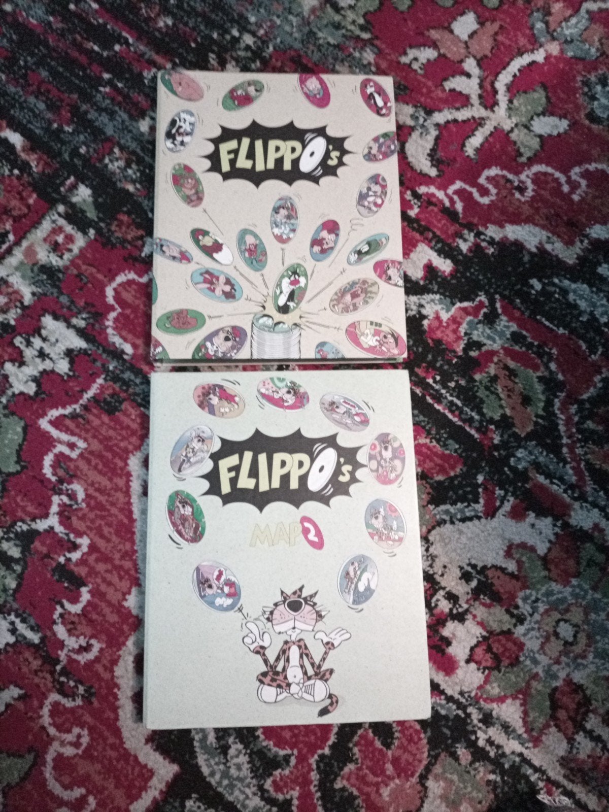 Flippo,s, Ophalen of Verzenden, Spiek, Verzameling, Met verzamelmap(pen)