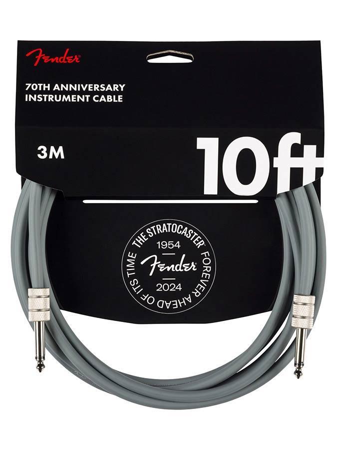 Fender 10' Anniversary Instrument Cable 3m grijs, ., Nieuw, Ophalen of Verzenden, .