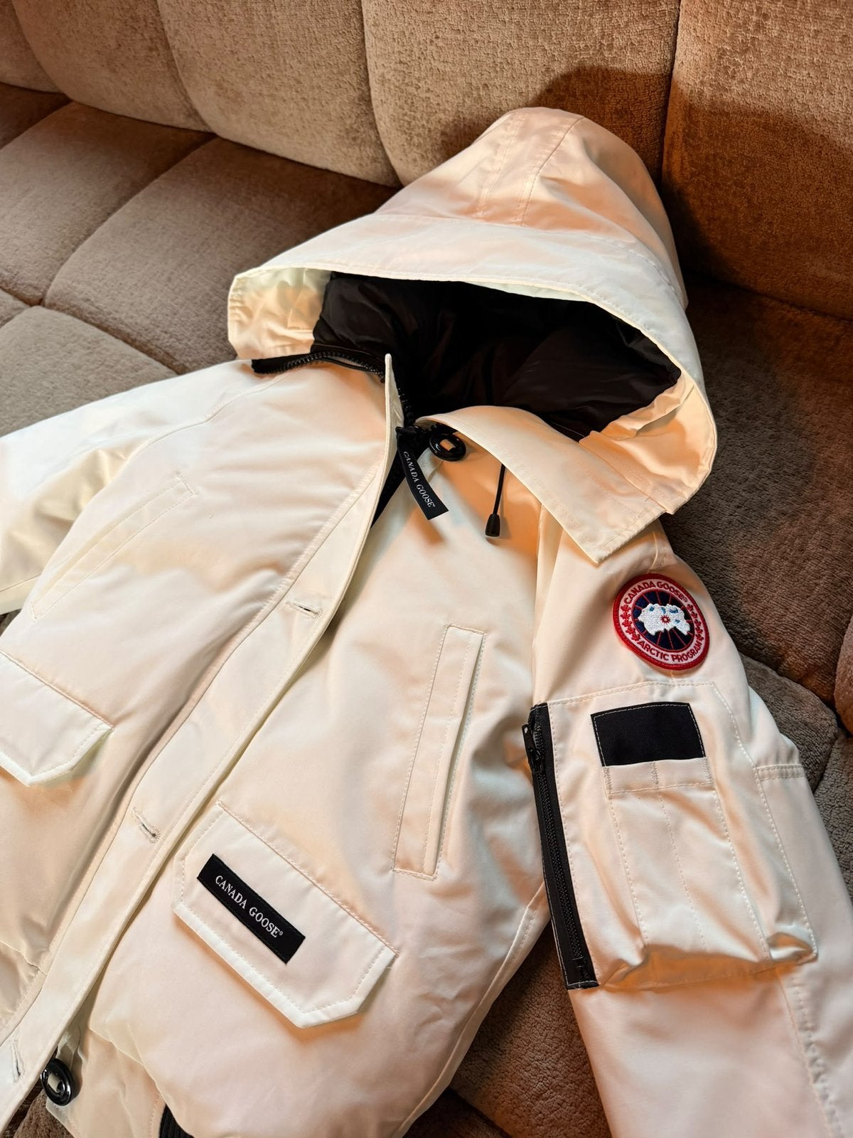 Originele Canada Goose Damesjas, Kleding | Dames, Ophalen, Nieuw, Maat 34 (XS) of kleiner, Wit