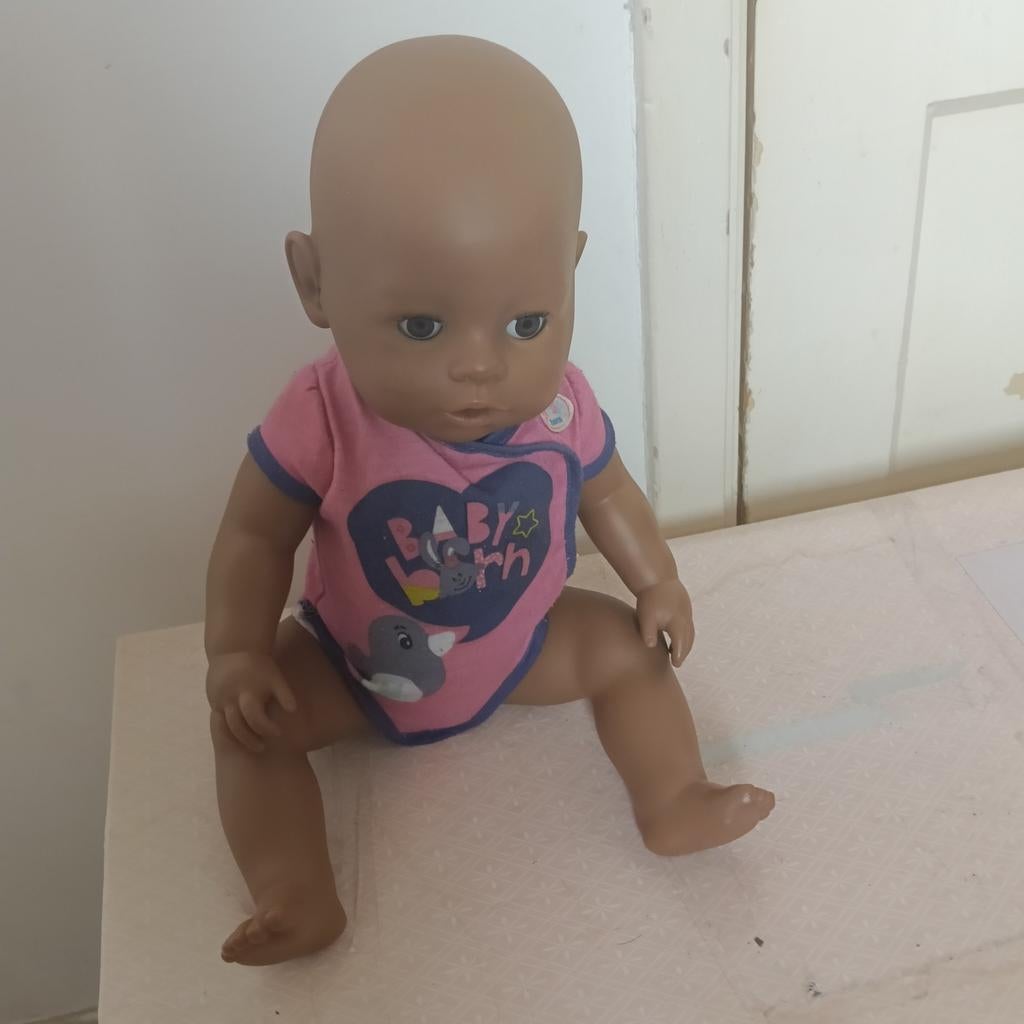 Baby born met accessoires, Ophalen of Verzenden, Gebruikt, Babypop