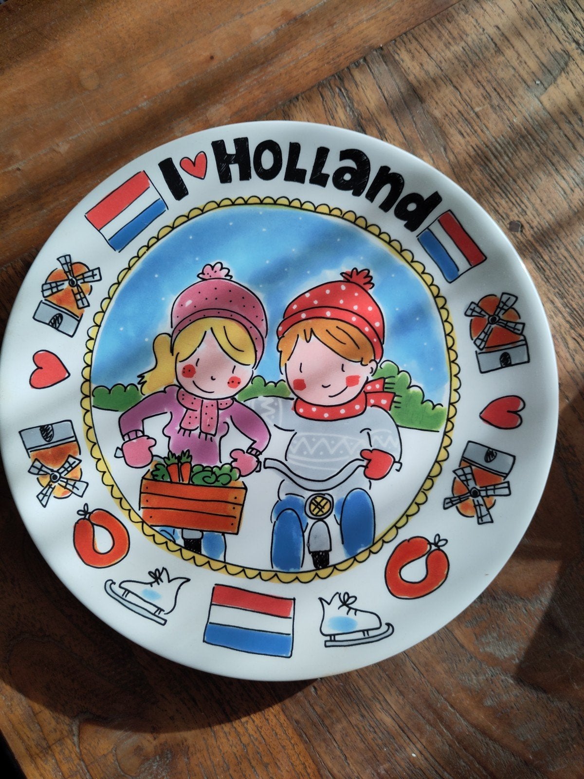 Blond Amsterdam stamppot borden en 2 cappuccino kommen, Blond Amsterdam, Ophalen of Verzenden, Zo goed als nieuw, Bord(en)