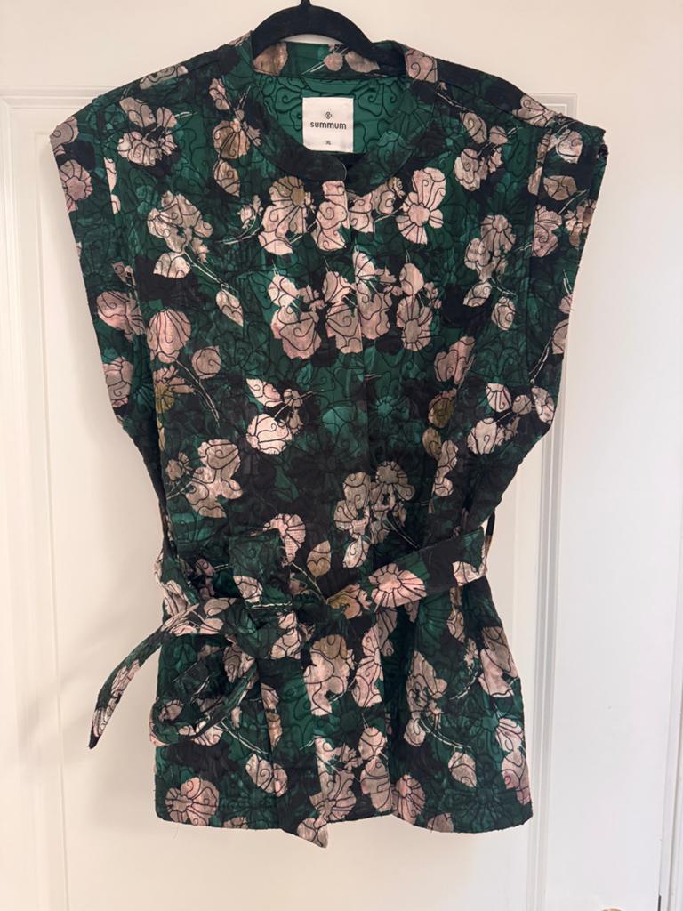 Summum Woman gilet met Bloemenprint - Maat XL, Maat 46/48 (XL) of groter, Ophalen of Verzenden, Zo goed als nieuw, Zonder mouw