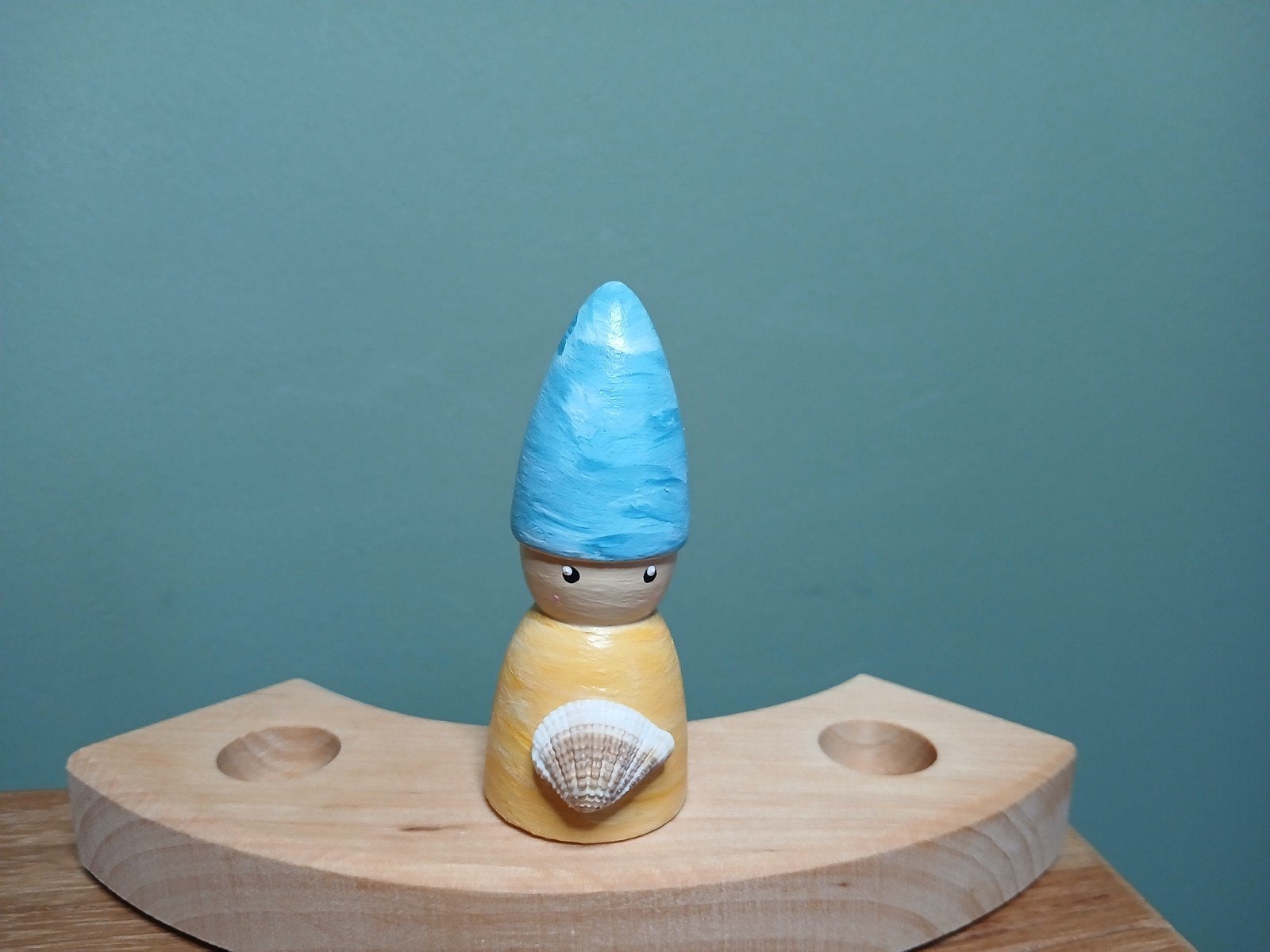 Jaarringsteker pegdoll strand | seizoenstafel | grimm's, Ophalen of Verzenden, Nieuw