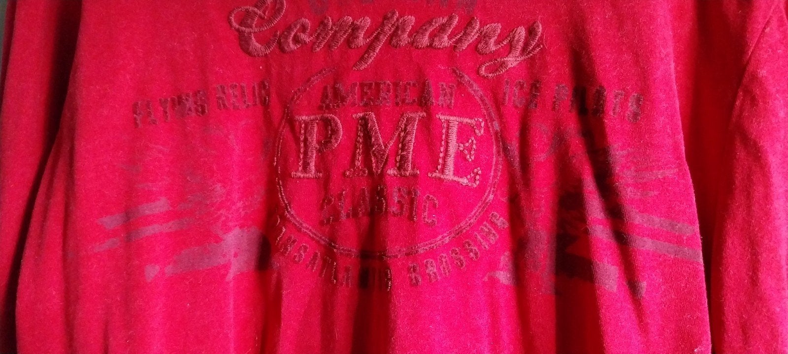 Foto 3 van PME Legend Heren Longsleeve Rood Maat L