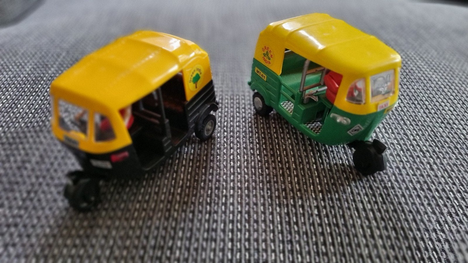 Set van 2 Indiase Auto Rickshaw Tuk Tuk Speelgoedauto's, Ophalen of Verzenden