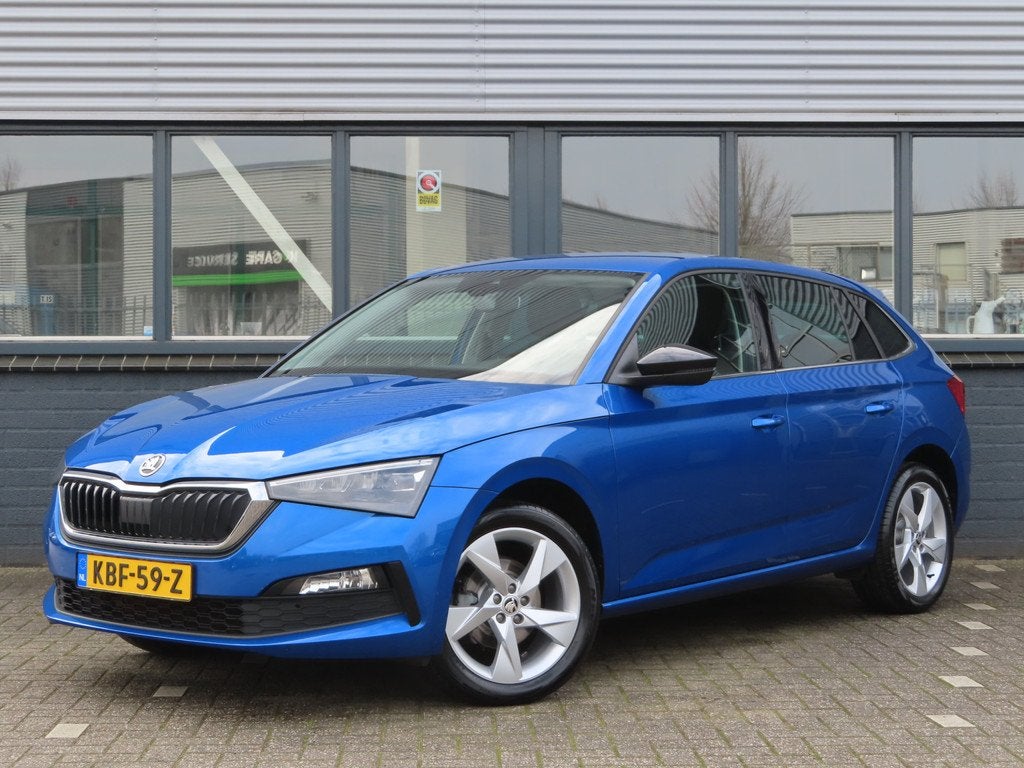 Skoda Scala 1.0 TSI Style 115pk | virtual cockpit | full led, Auto's, Skoda, Voorwielaandrijving, 12 maanden, Gebruikt, Blauw