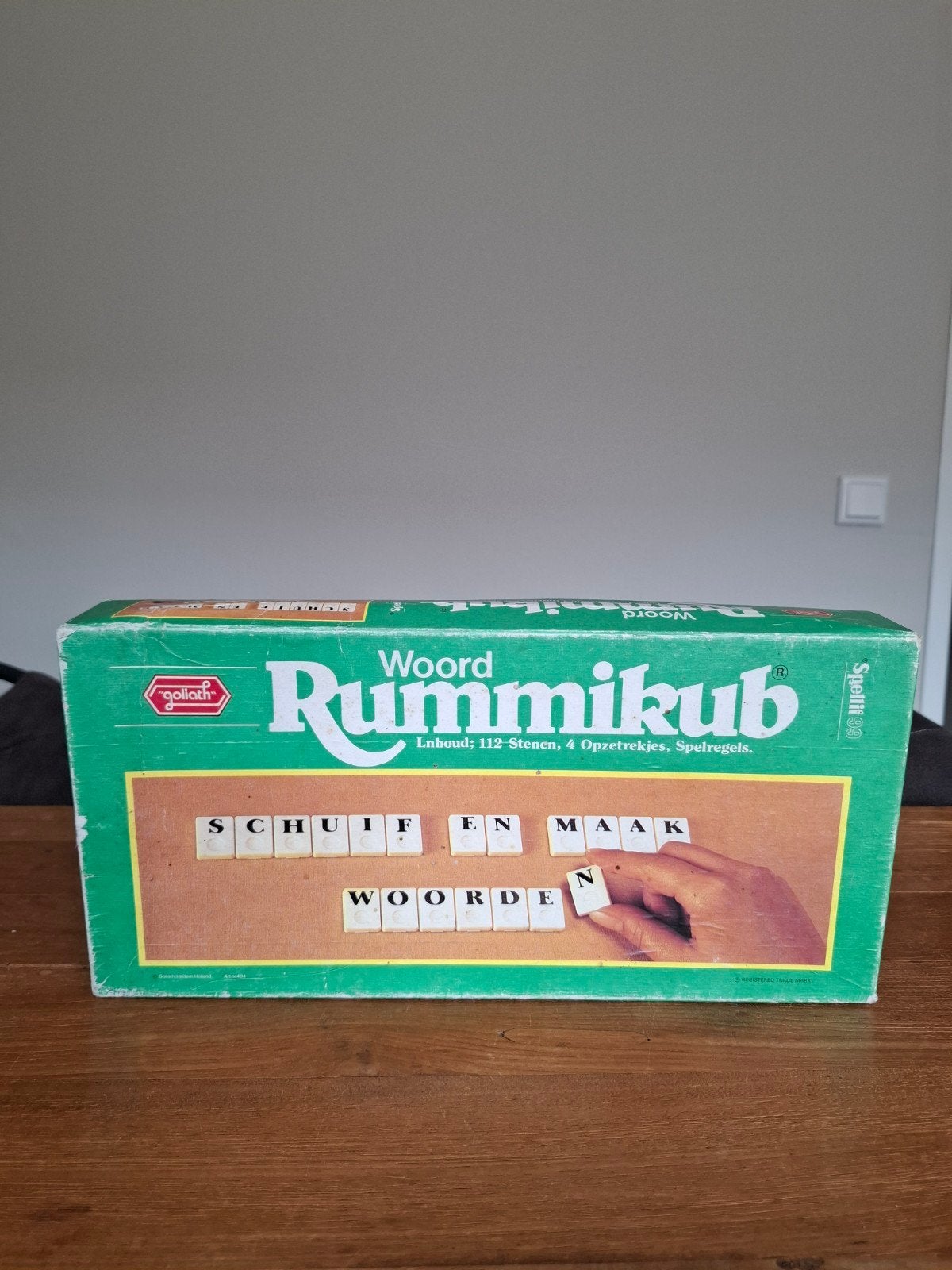 Woord Rummikub - Klassiek woordspel, Drie of vier spelers, Ophalen of Verzenden, Gebruikt, Goliath