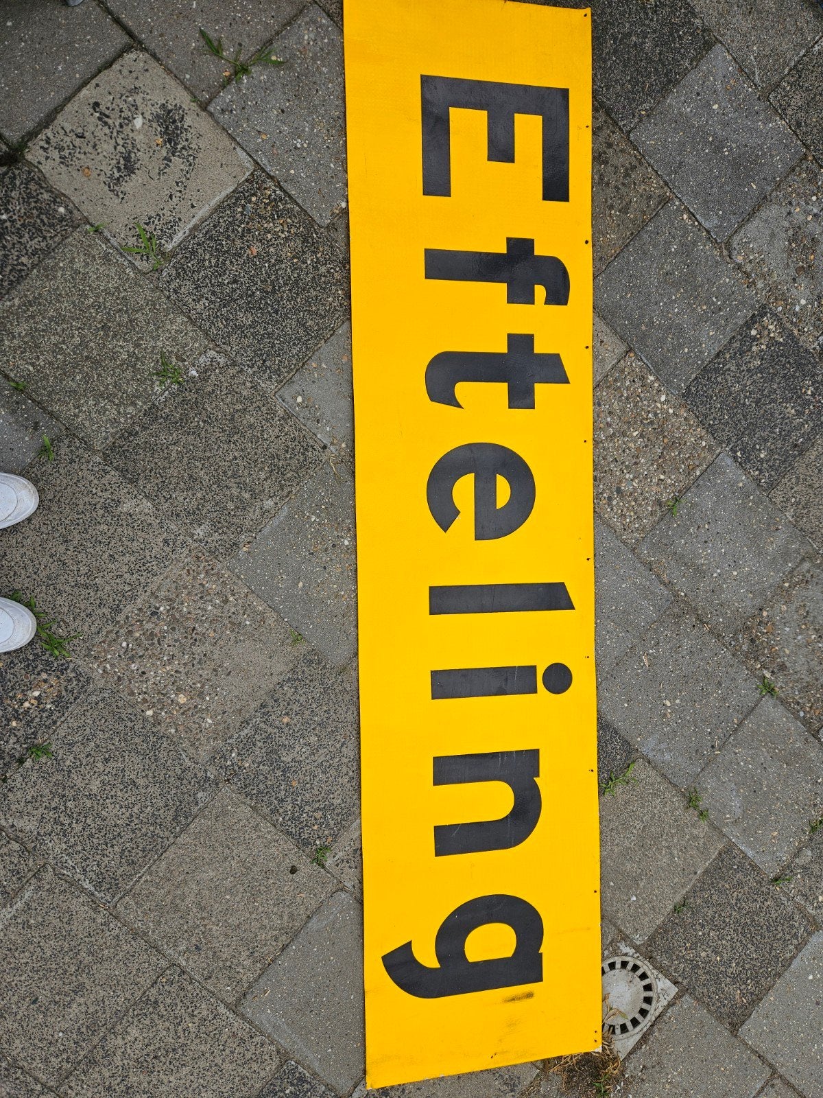 Efteling bord / verkeersbord, Verzamelen, Ophalen, Gebruikt, Gebruiksvoorwerp