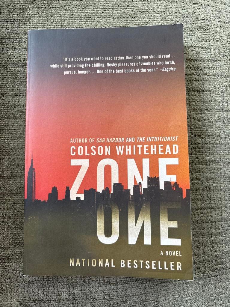 Zone One - Colson Whitehead (Paperback, nette staat), Ophalen of Verzenden, Zo goed als nieuw, Amerika