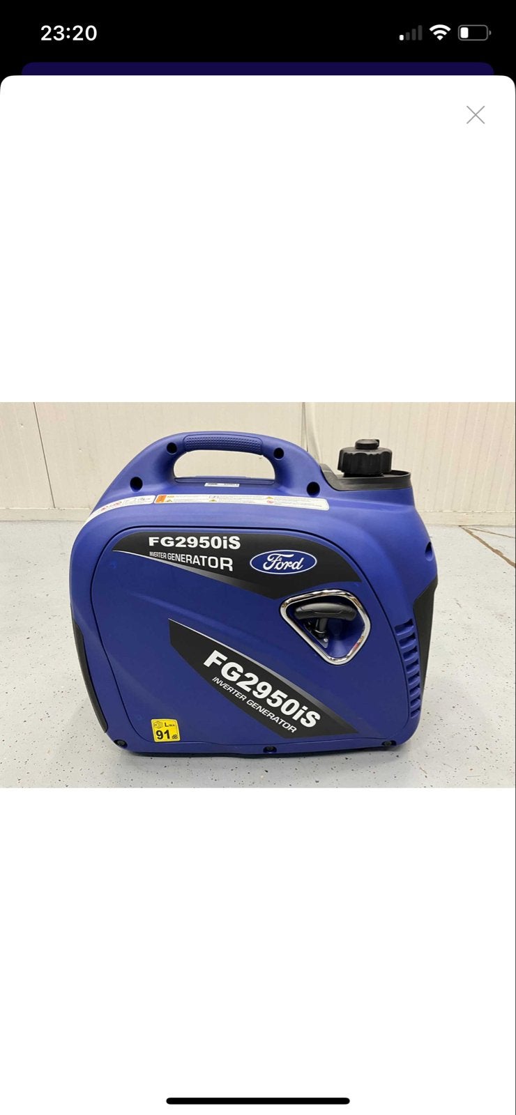 Ford Inverter Generator FG2950iS - 2.2KW, Ophalen