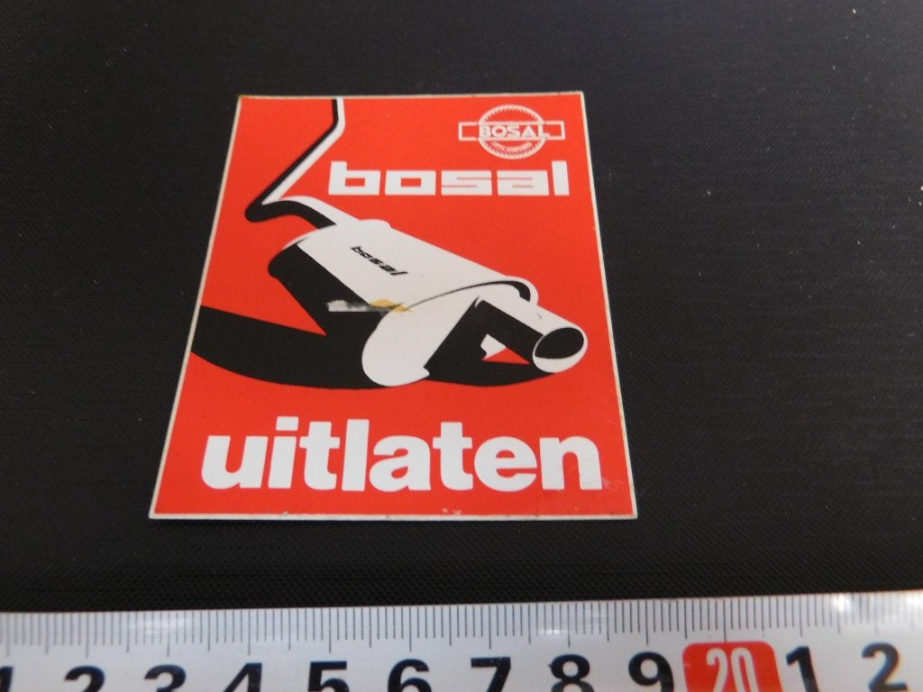 sticker BOSAL Uitlaten, Ophalen, Zo goed als nieuw