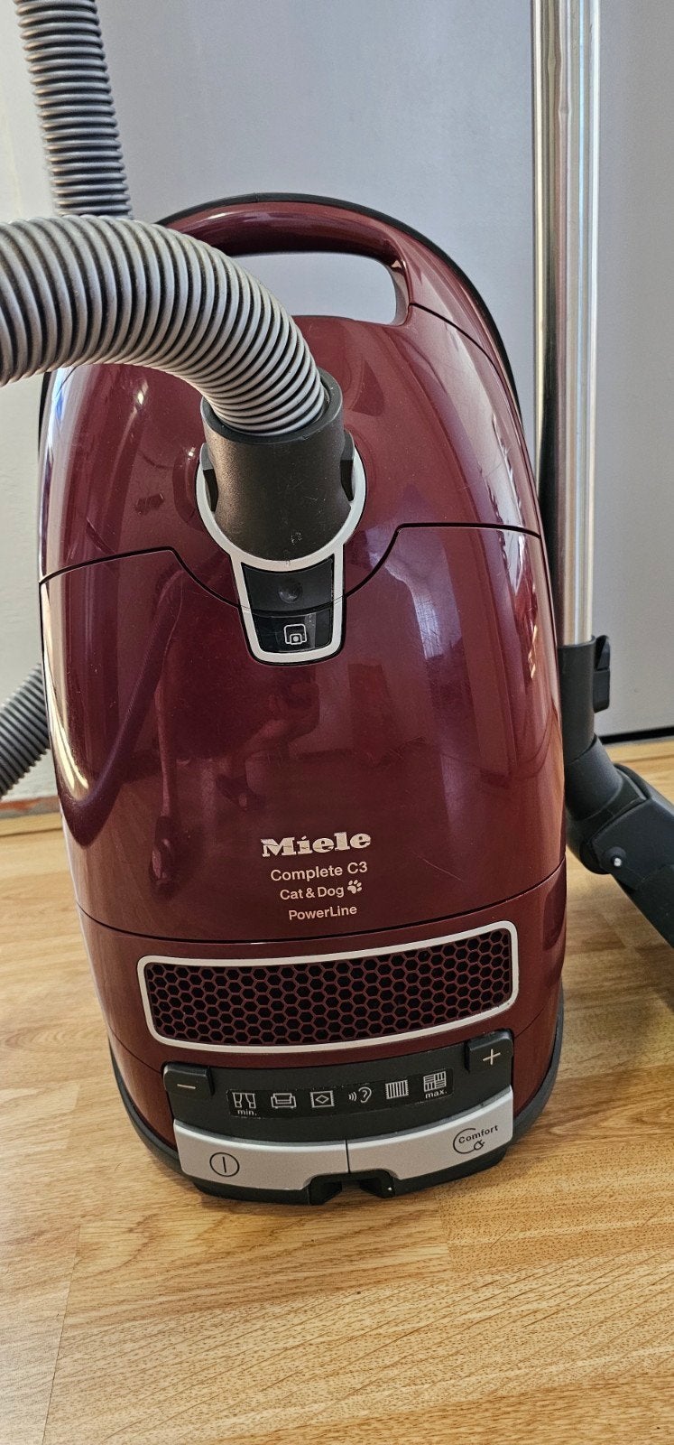 Miele Complete C3 Cat & Dog PowerLine Stofzuiger, Witgoed en Apparatuur, Stofzak, Gebruikt, Geschikt voor harde vloeren, Ophalen of Verzenden