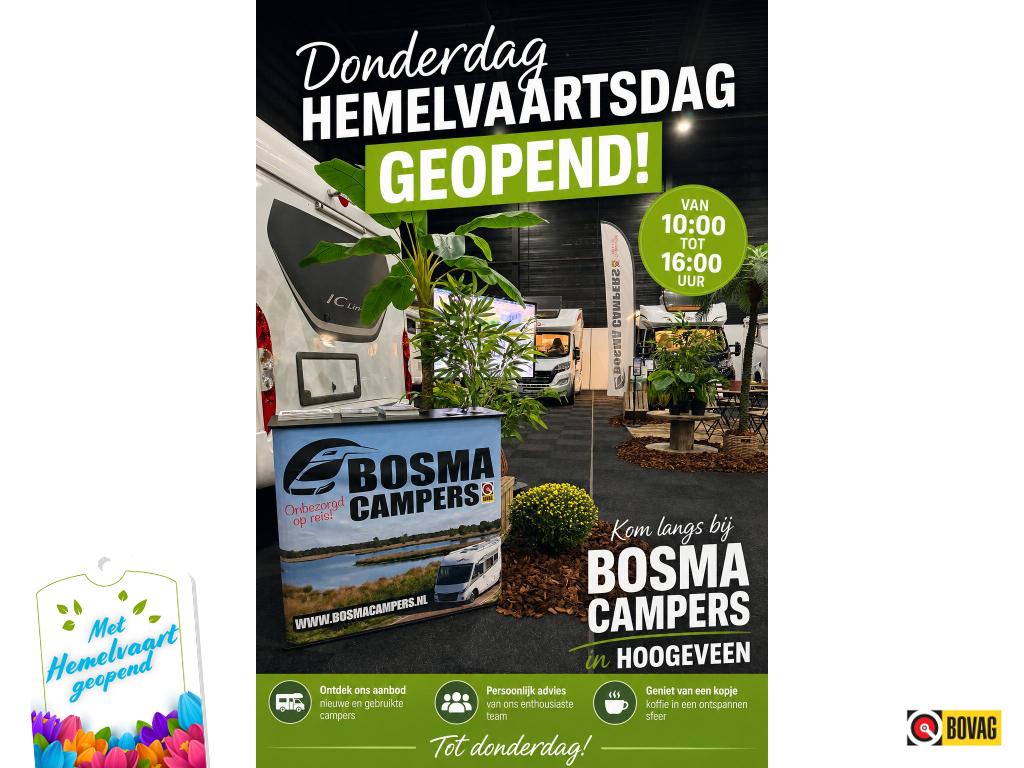 Hemelvaartsdag Geopend van 10 tot 16 uur!!, Caravans en Kamperen, Campers, Bedrijf, Overige merken, Overige merken