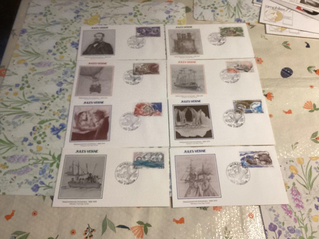 No905 8fdc Jules Verne Monaco Heb van Nederland jaargangen, Postzegels en Munten, Ophalen, Onbeschreven, Nederland