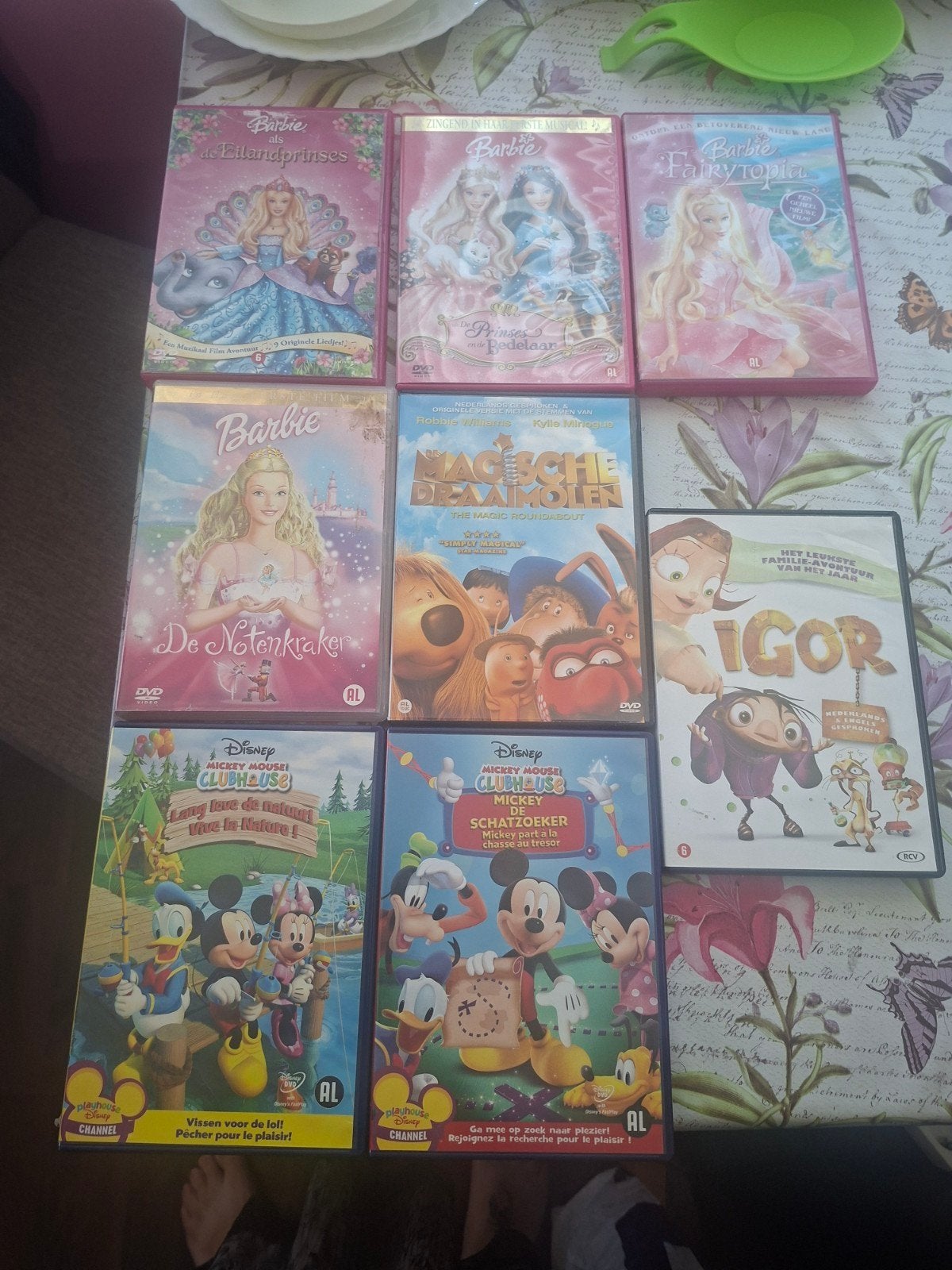 Set kinder dvd's, Alle leeftijden, Ophalen of Verzenden, Zo goed als nieuw