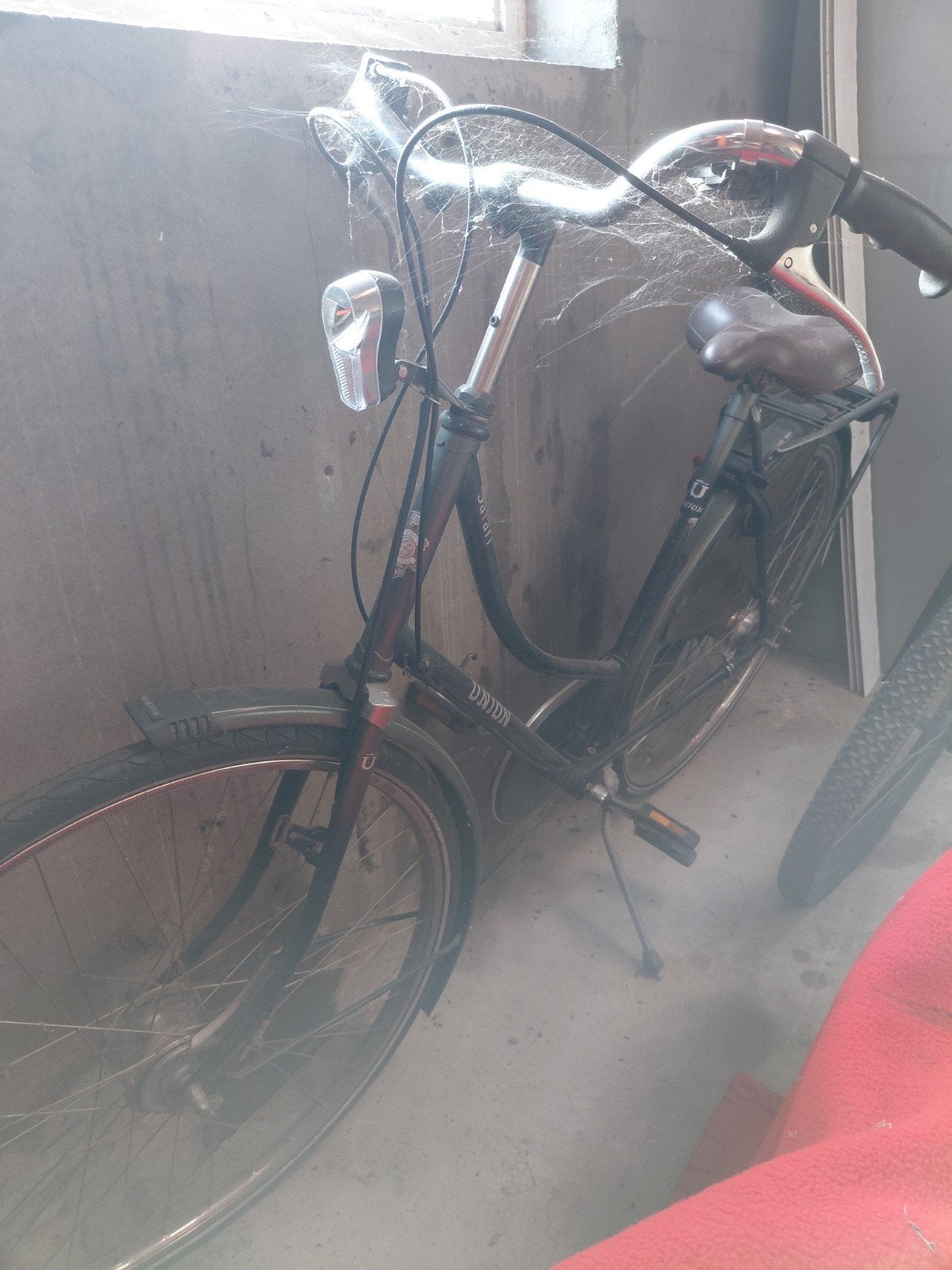 Gebruikte damesfiets met bagagedrager, Trommelrem, Ophalen, Overige merken, 53 tot 56 cm