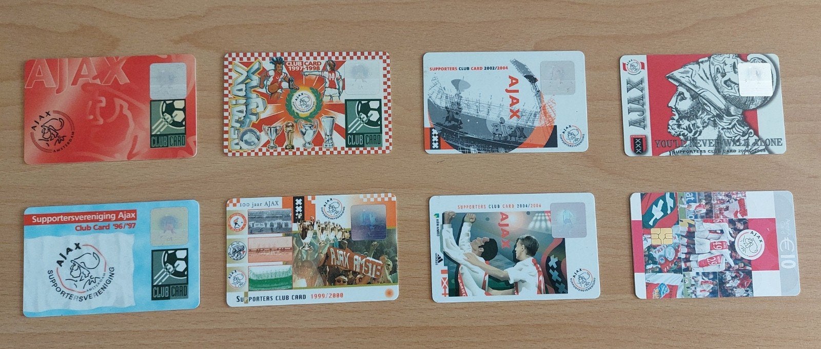 Supportersvereniging Ajax - Clubcards, Verzamelen, Sportartikelen en Voetbal, Ophalen of Verzenden, Zo goed als nieuw, Ajax