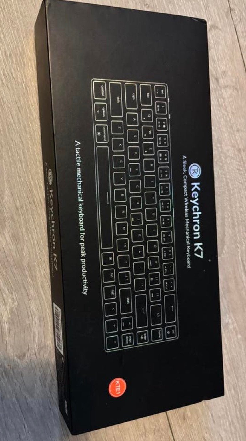 Keychron K7E1 ZGAN in Doos, Computers en Software, Toetsenborden, Ophalen of Verzenden, Zo goed als nieuw