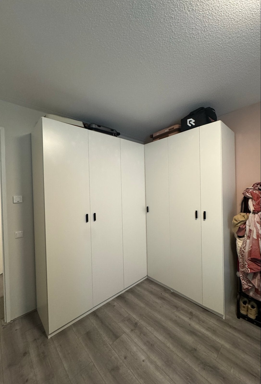 IKEA PAX hoekkast met deuren en indeling, Ophalen, Overige materialen, 200 cm of meer, 200 cm of meer