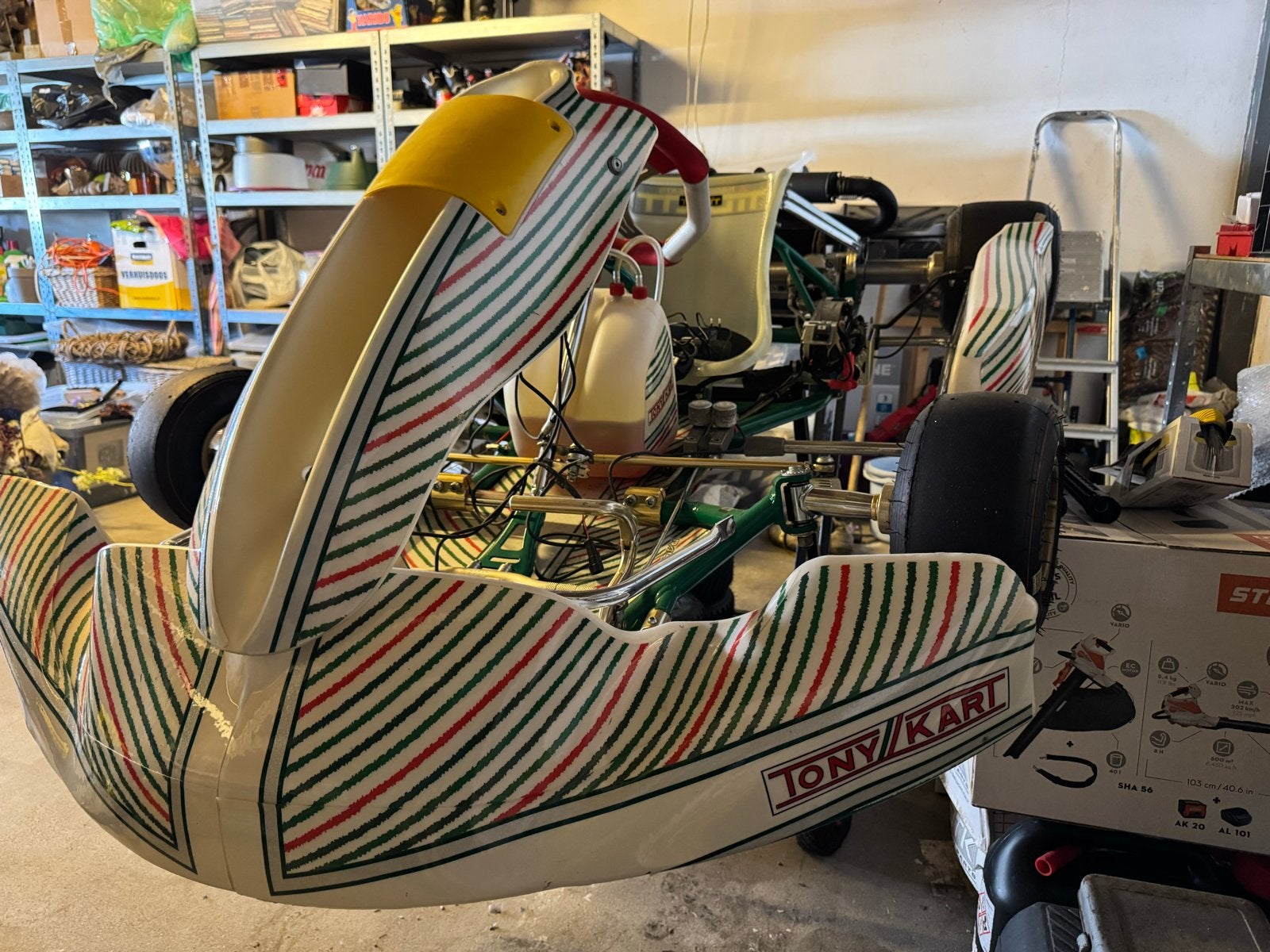 Tony Kart 401R met Rotax Max Senior EVO 2025 motor, Sport en Fitness, Karting, Ophalen, Zo goed als nieuw, Kart