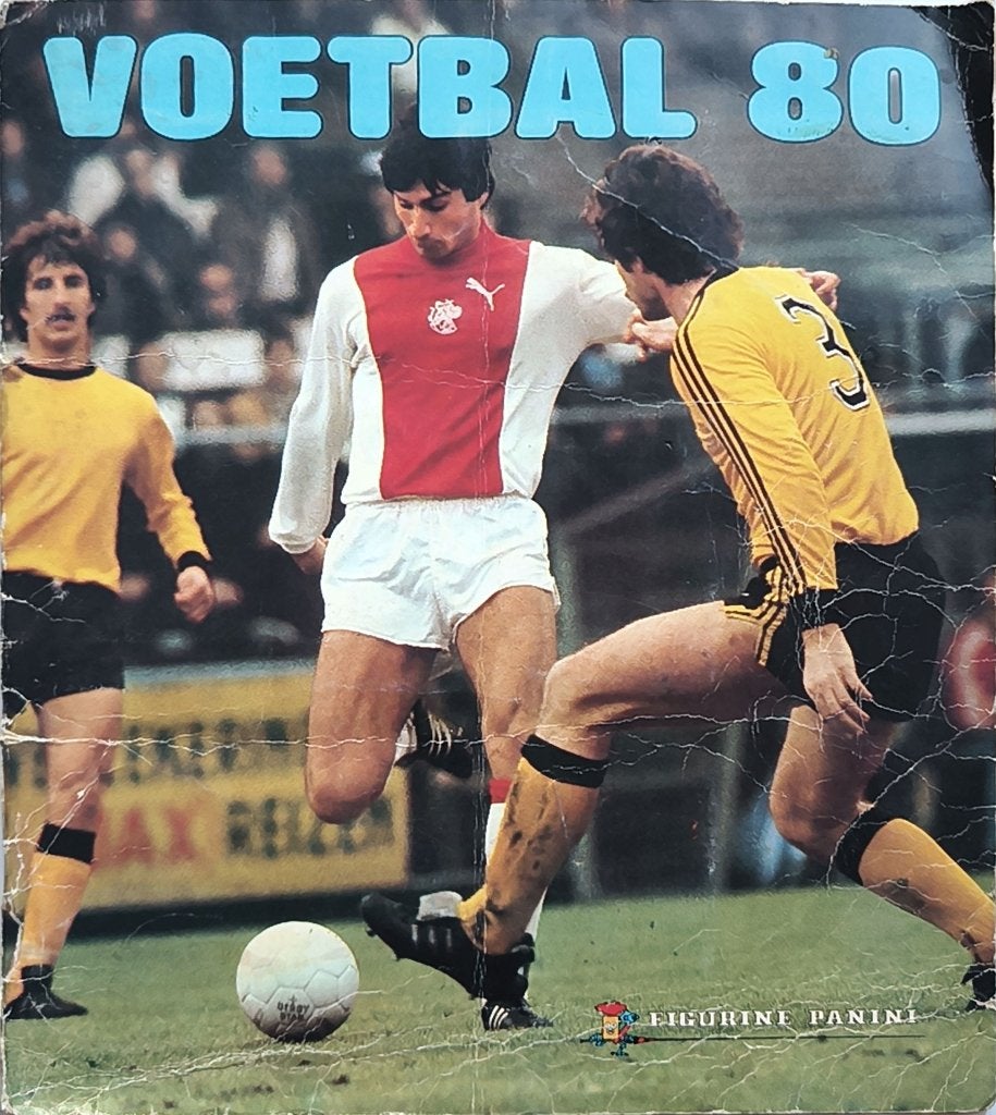 Voetbal 80 panini - redelijk, Ophalen of Verzenden, Gelezen, Sport, Hobby en Vrije tijd, Tijdschrift of Magazine