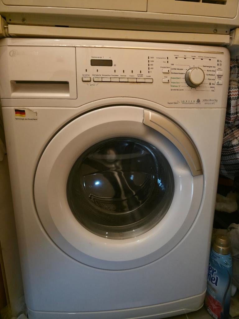 Bauknecht Wasmachine 7kg A+++, Witgoed en Apparatuur, Ophalen of Verzenden, Gebruikt, 1200 tot 1600 toeren, 85 tot 90 cm