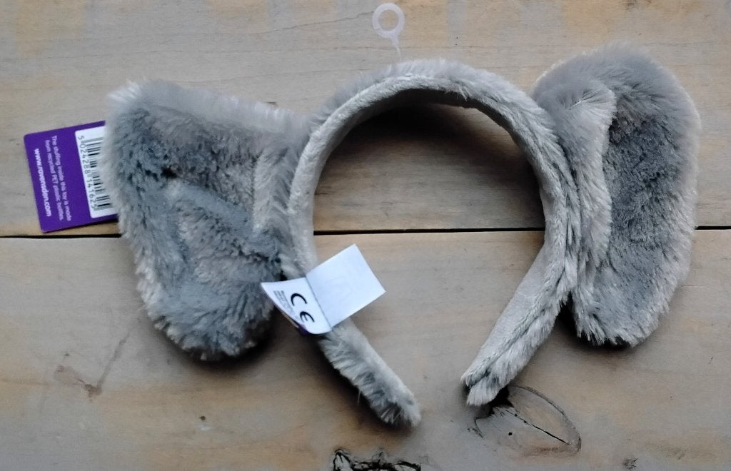 Pluche hoofdband diadeem olifantsoren - Ravensden collectio, Ophalen of Verzenden, Nieuw, Jongen of Meisje