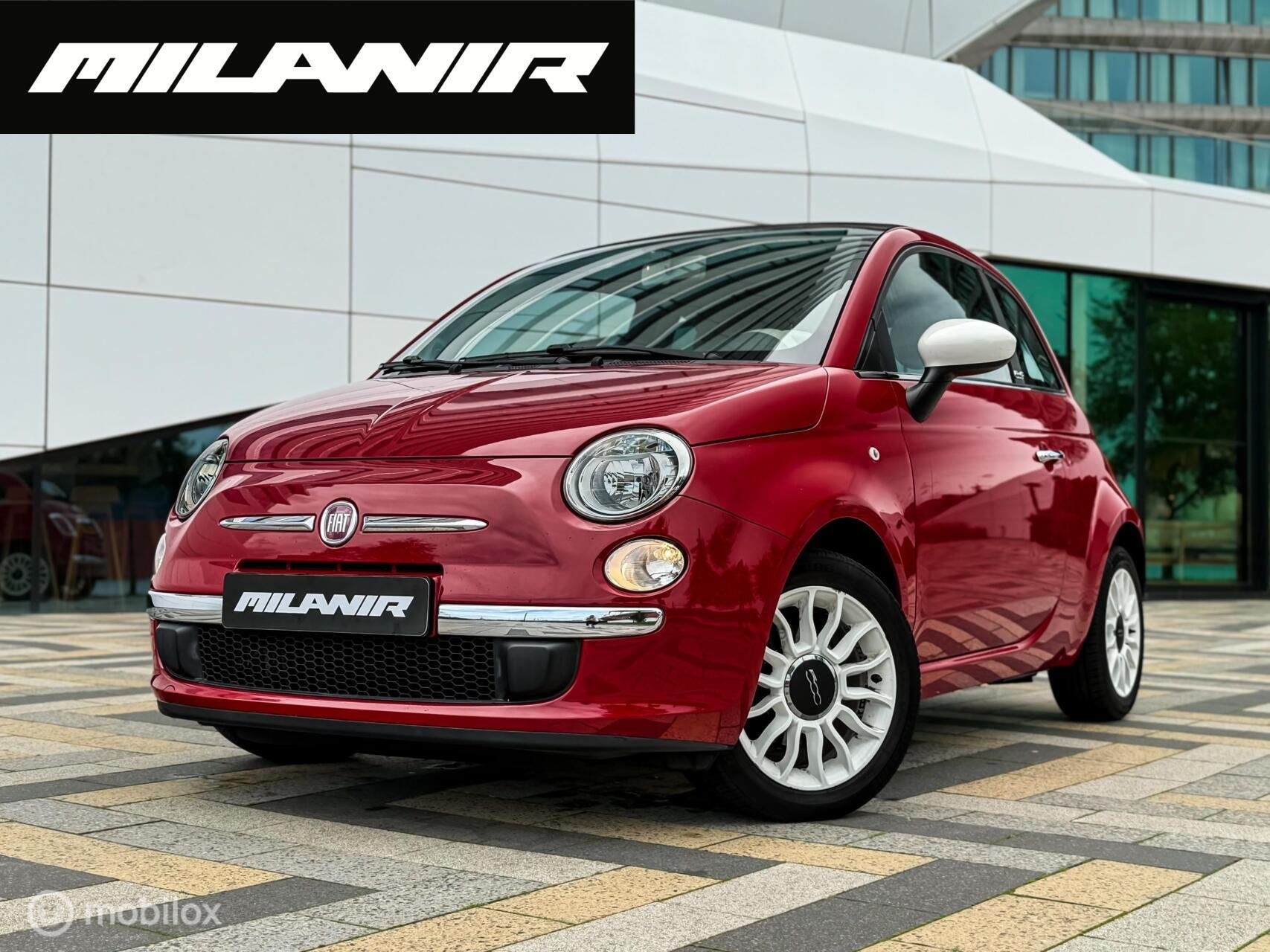 Fiat 500 C 0.9 TwinAir Lounge Cabrio | Origineel nederlands, Euro 5, 86 pk, Gebruikt, Leder en Stof