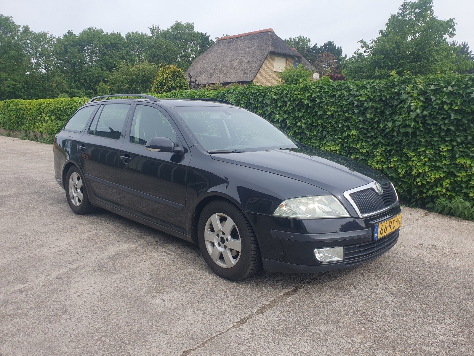 Skoda Octavia 1.9 TDI Combi 77KW PD 2005 Zwart, Auto's, Skoda, Particulier, Octavia, ABS, Airbags, Airconditioning, Automatische klimaatregeling