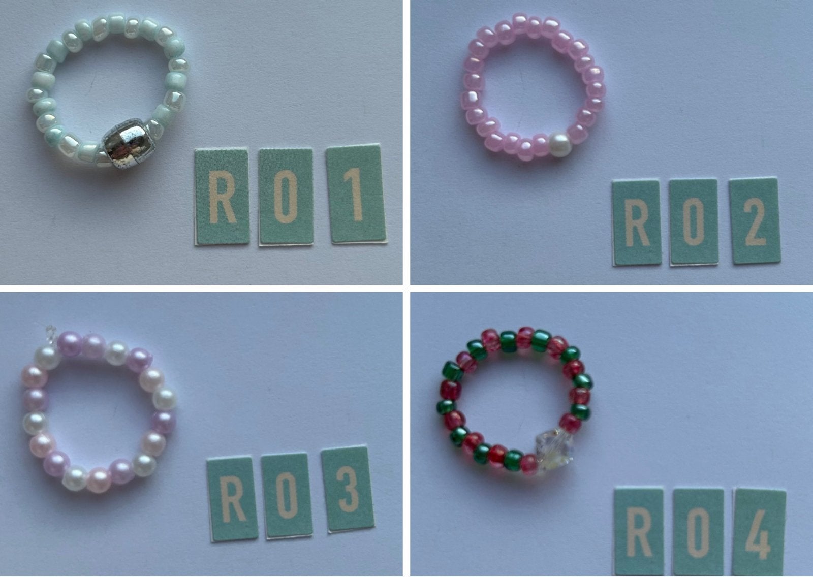 Diverse ringen, Sieraden, Tassen en Uiterlijk, Ringen, Kunststof, Met kristal, Overige kleuren, Verzenden