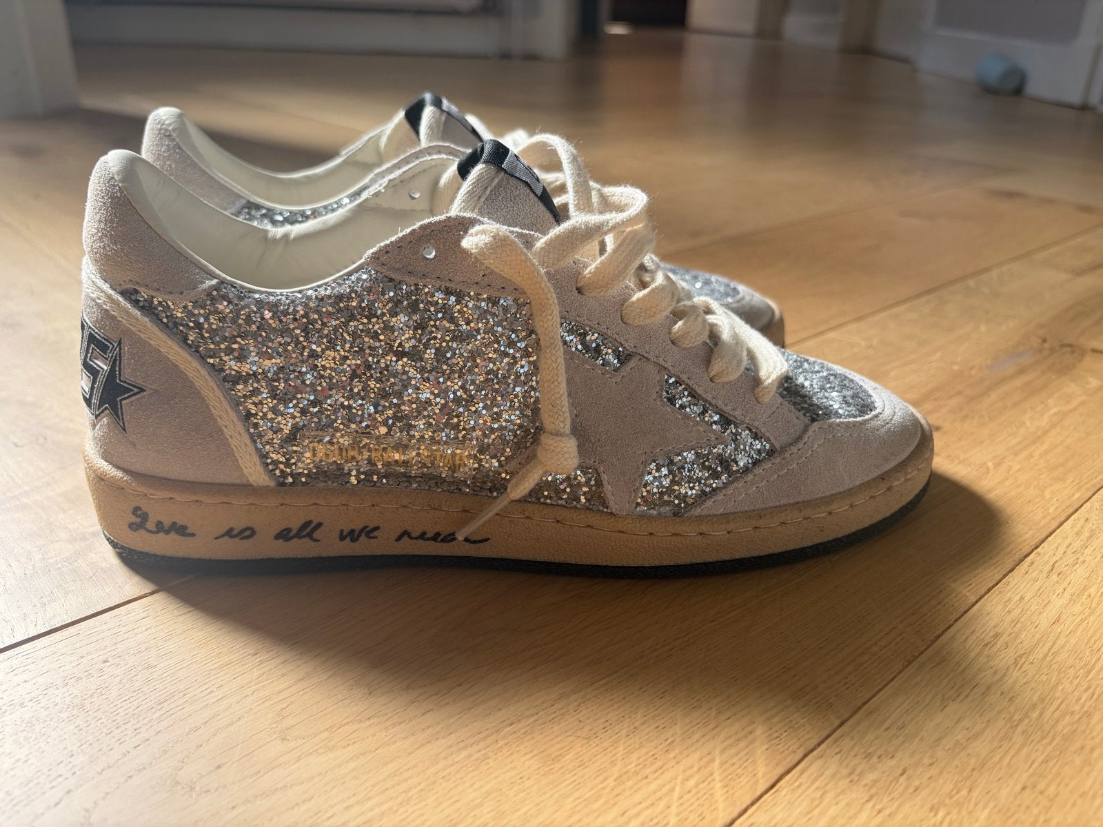 Golden Goose Ball Star sneakers met glitter, Ophalen of Verzenden, Nieuw, Overige kleuren, Sneakers of Gympen