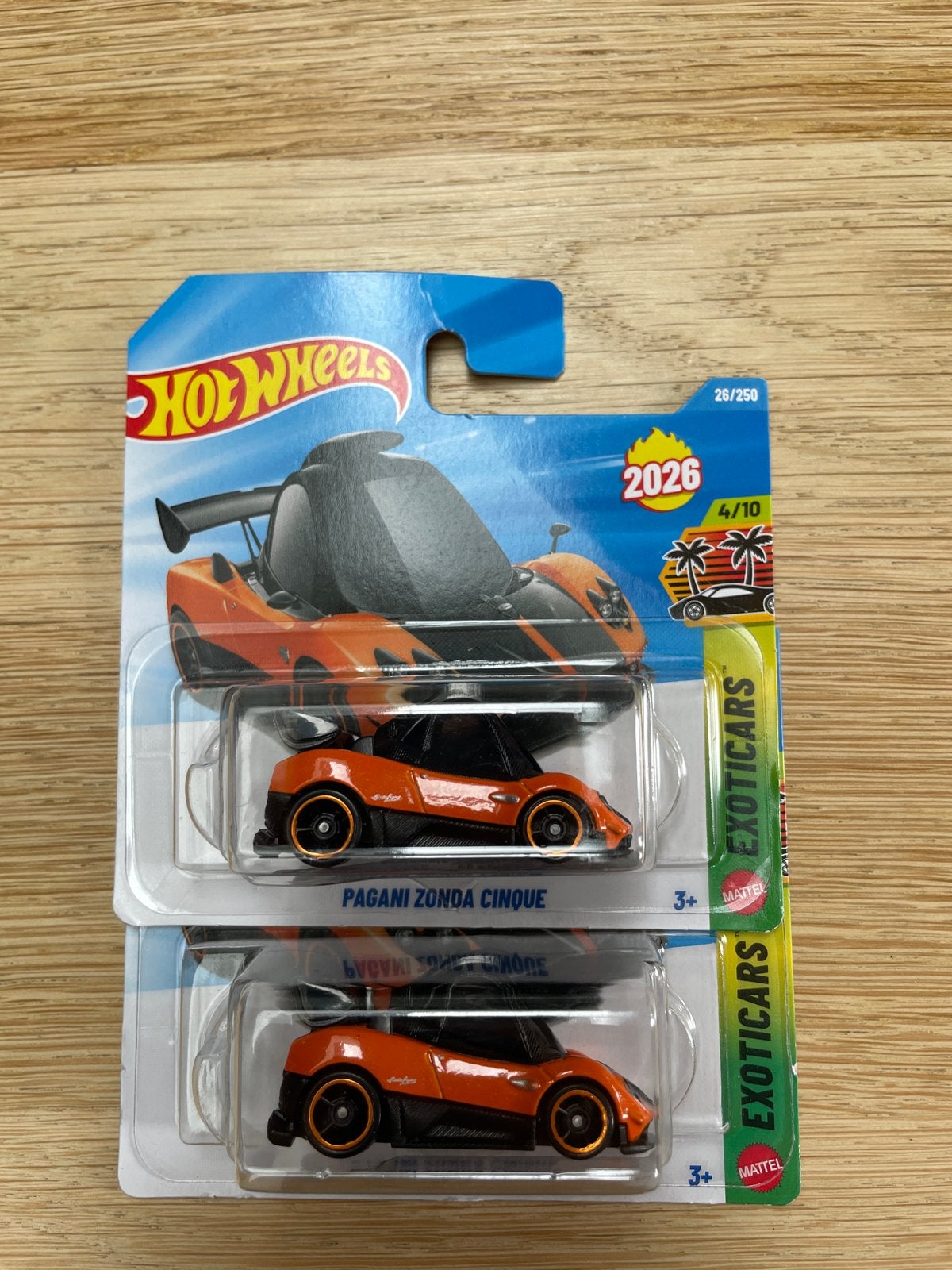 Hot Wheels Pagani Zonda Cinque (2 stuks), Ophalen of Verzenden, Nieuw