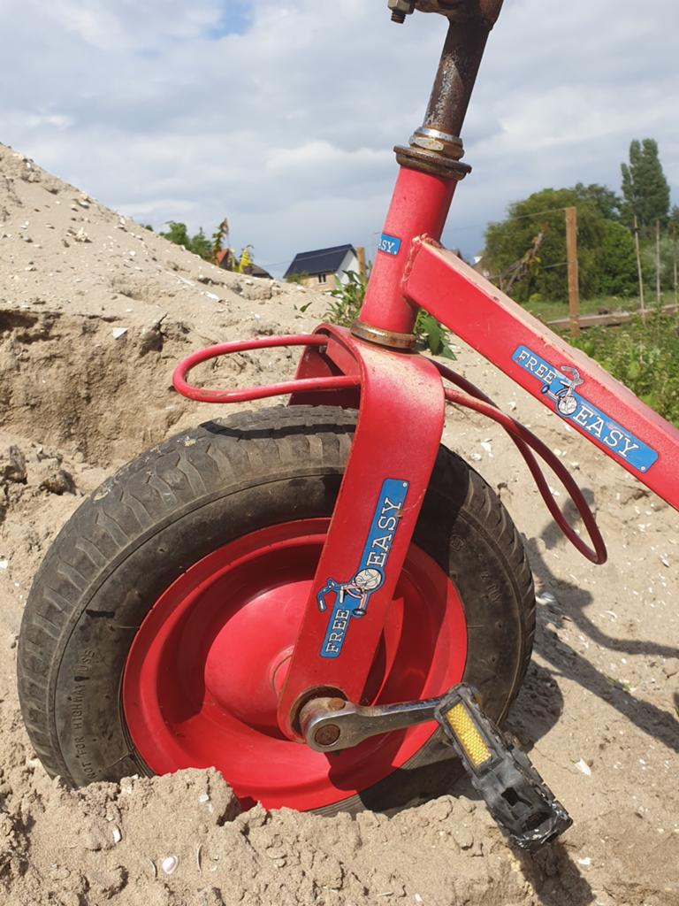 Stevige onverwoestbare 3 wieler met aanhanger voor zand bv, Ophalen, Overige typen