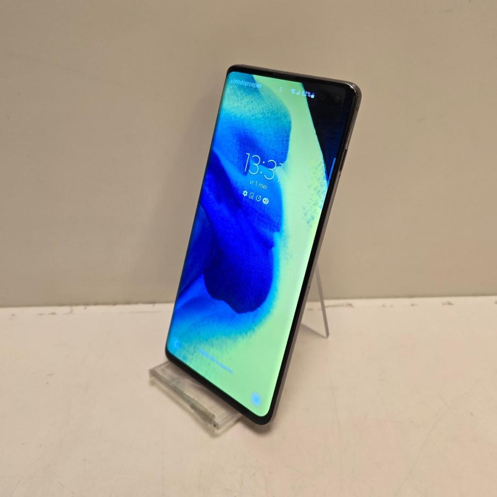 Samsung Galaxy S10 Plus | 128GB | Zwart | B-Grade, Telecommunicatie, Mobiele telefoons | Samsung, Gebruikt, Evert van de Beekstraat 310, 1118 CX Schiphol, Nederlandnl