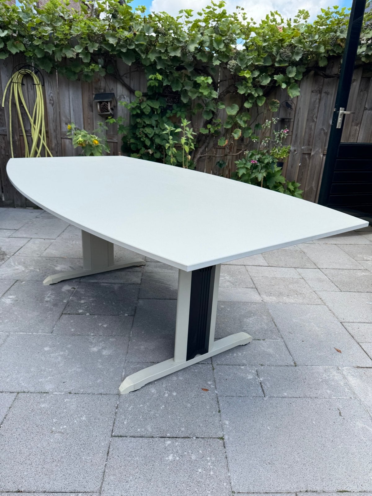 Vergadertafel Drentea 200x110, Ophalen, Gebruikt, 100 tot 150 cm, 200 cm of meer