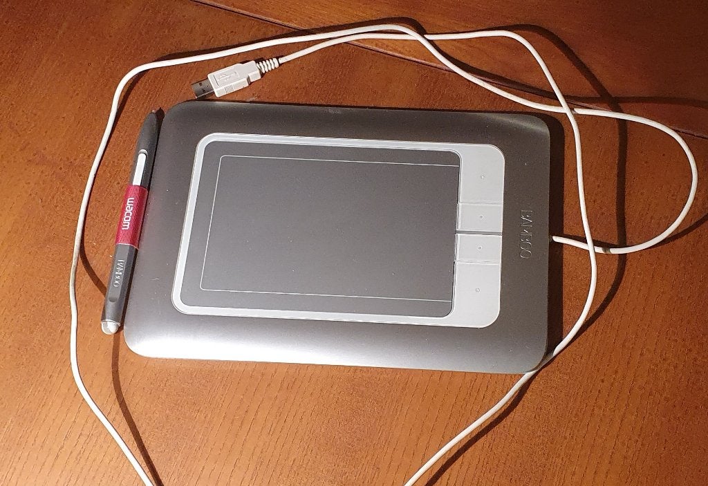 Wacom Bamboo Fun CTH-461/S compleet + originele cd, Computers en Software, Tekentablets, Zo goed als nieuw, Ophalen