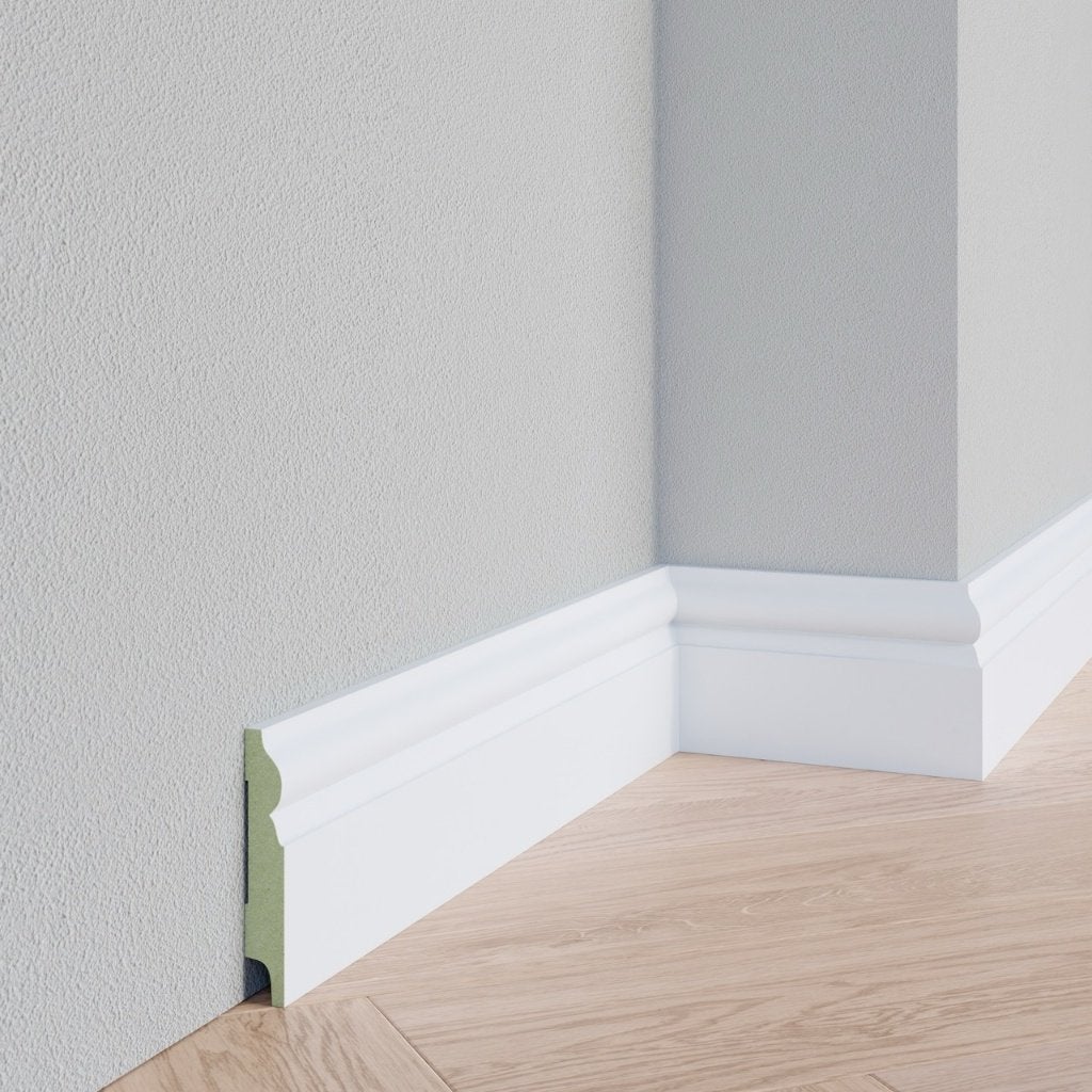 Rustieke plint MDF - 12 x 90 mm, Doe-het-zelf en Verbouw, Plinten en Afwerking, Ophalen, Nieuw, Mdf, 250 cm of meer