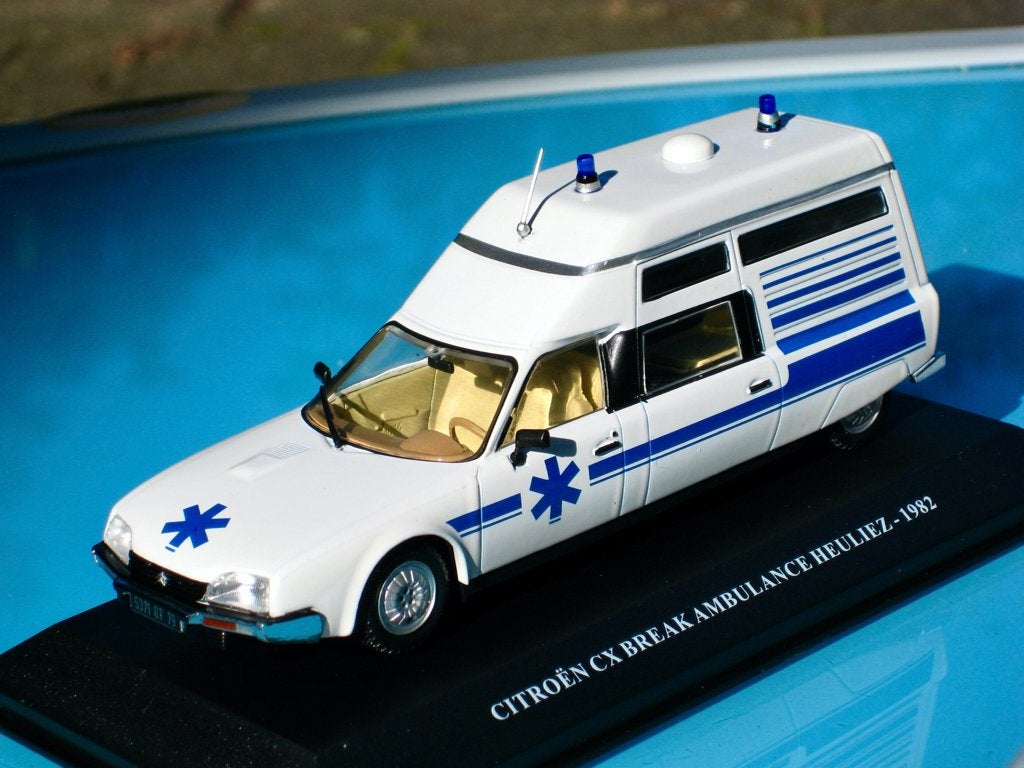 Citroen CX Ambulance Medicale Heuliez 1982 Altaya Util. 1:43, Ophalen of Verzenden, Nieuw, Auto, Overige merken