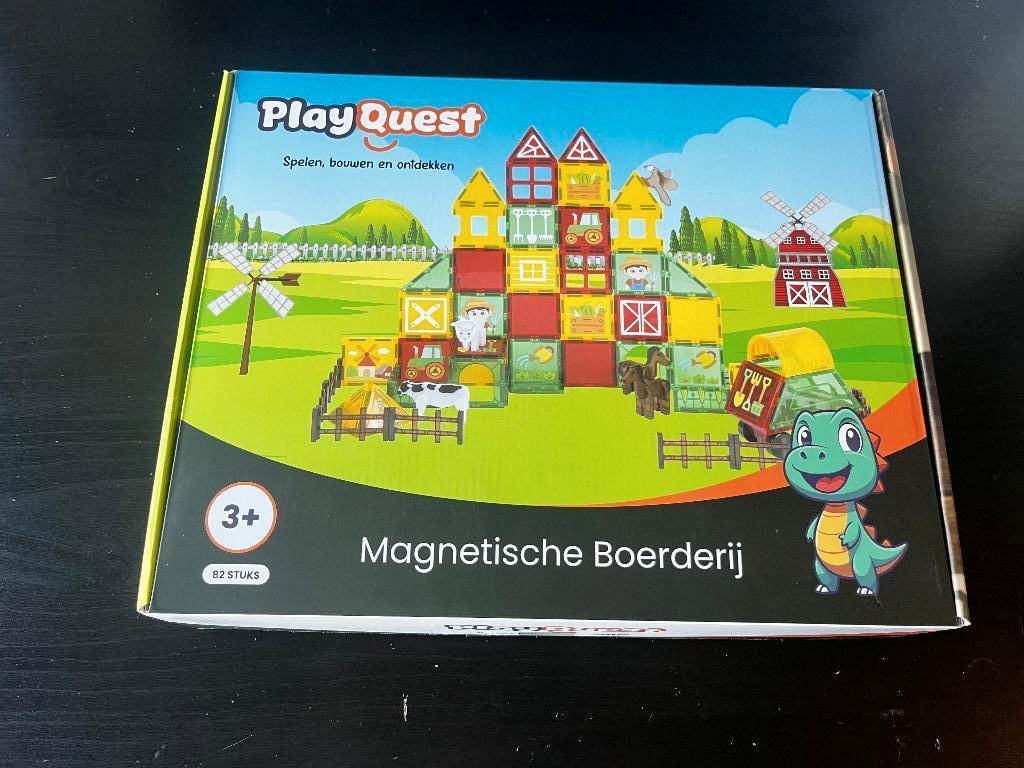 Nieuw Magnetic tiles boerderij magnetische bouwstenen, Ophalen of Verzenden, Nieuw, Overige merken