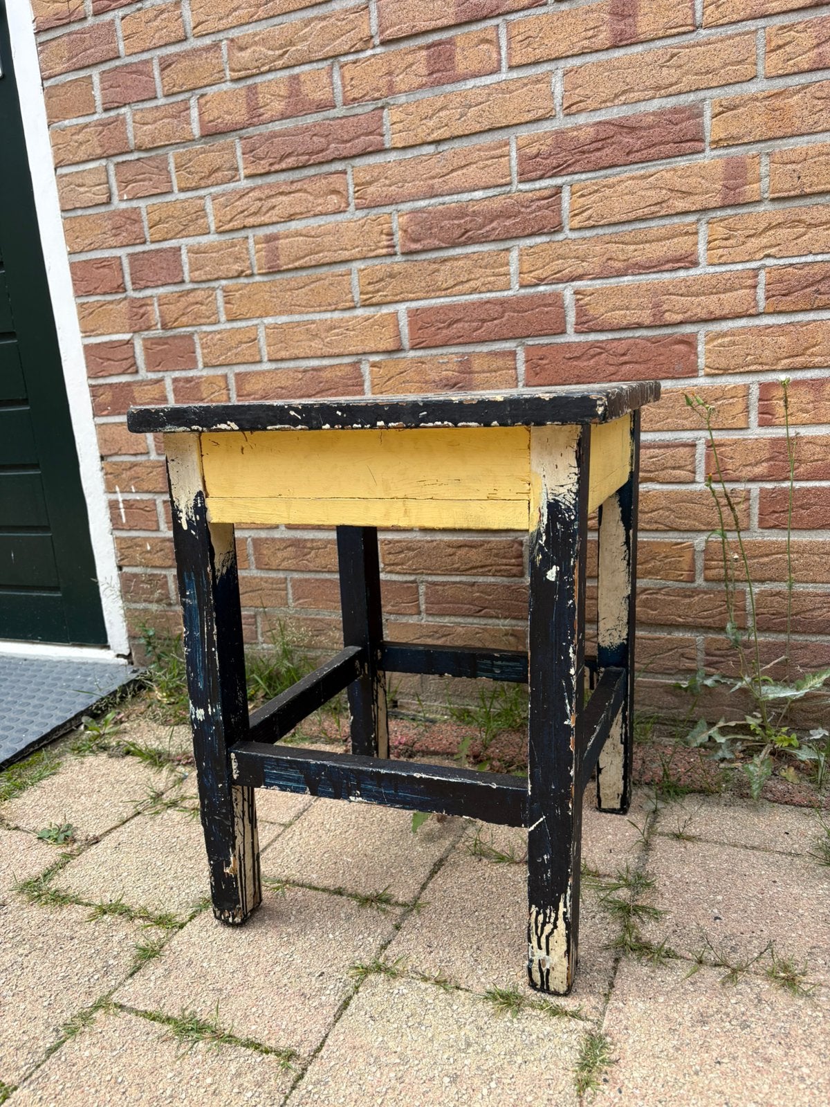 “Schilders” tafeltje van Loods5, Ophalen, Zo goed als nieuw, 25 tot 50 cm, Rond