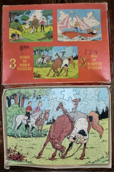 12 legpuzzels van Suske en Wiske (alle compleet & netjes), Verzamelen, Stripfiguren, Ophalen of Verzenden, Suske en Wiske, Zo goed als nieuw
