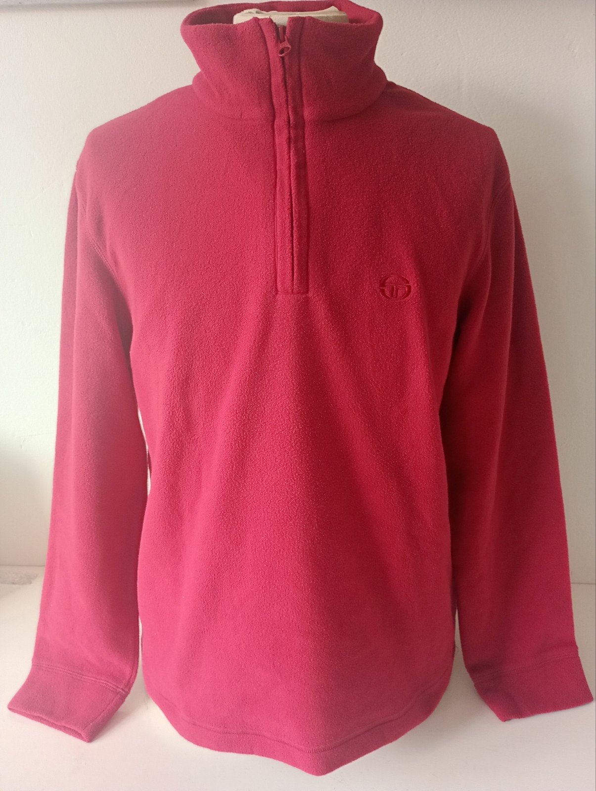 Sergio Tacchini Fleece Trui met 1/4 Rits - Heren Maat L (Oto, Maat 52/54 (L), Verzenden, Onbekend, Sergio Tacchini
