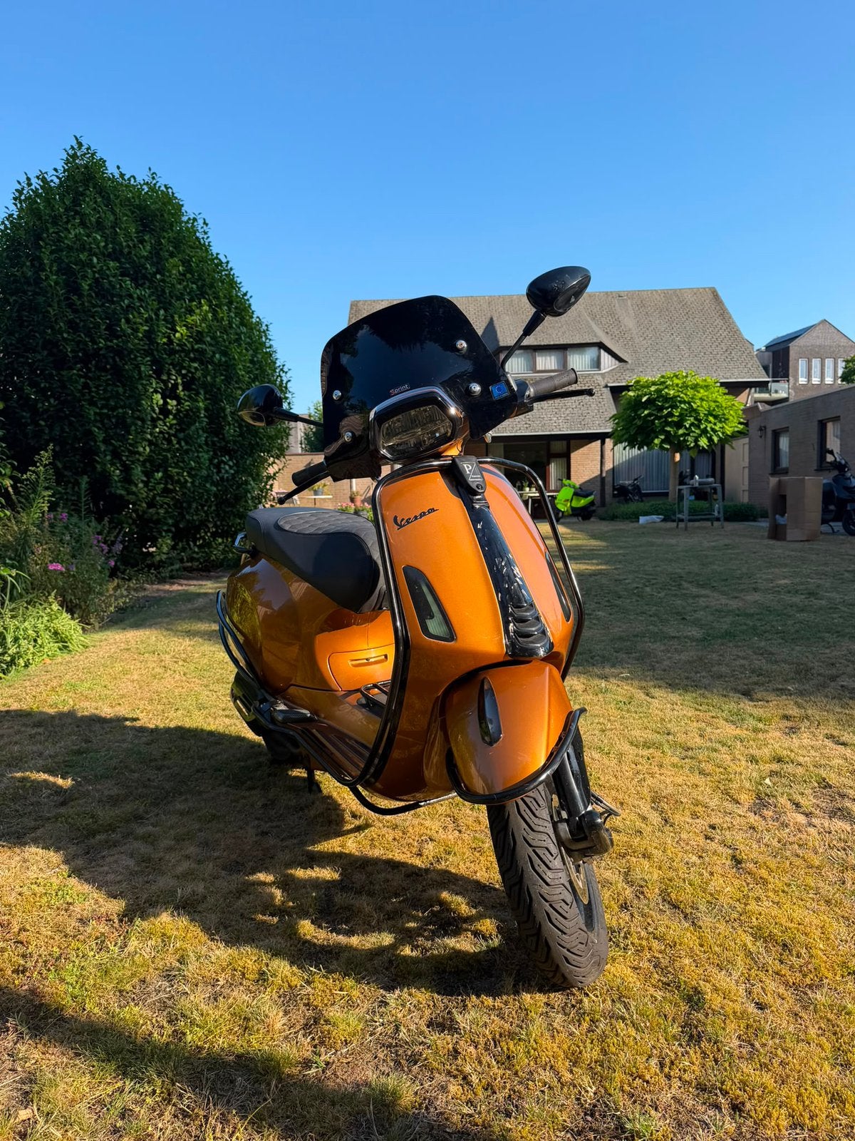 Vespa Sprint 4T 4V Brom, Fietsen en Brommers, Scooters | Vespa, Tweewielers Eindhoven, Maximaal 45 km/u, Zo goed als nieuw, Benzine