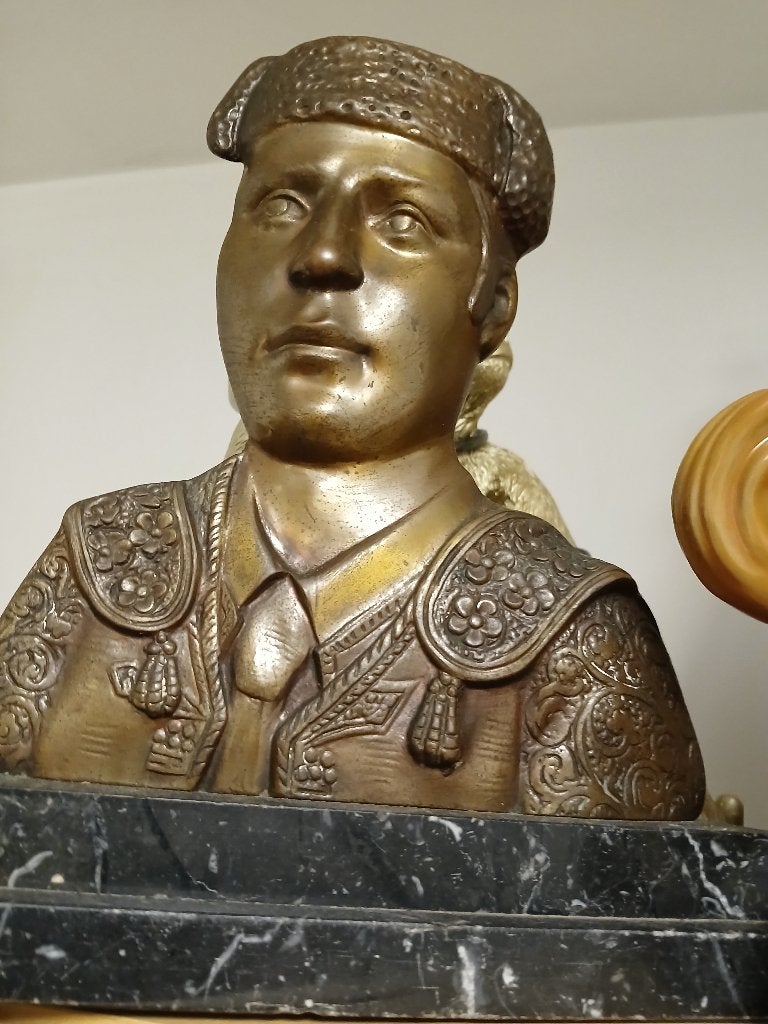 Brons beelden set, Ophalen of Verzenden, Brons